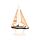 Souvenir do mar - Âncora de barco à vela