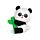 Borracha em Mini Caixa - Panda