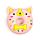 Borracha em Mini Caixa - Donut
