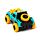 Brinquedo de ação de impulso - Carro de acrobacias com motor