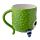 Caneca de Cerâmica ao Contrário - Monstro Monstarz Verde