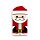 Bloco de notas flip Amigos do Natal Santa