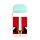 Bloco de notas flip Amigos do Natal Santa