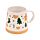 Caneca de grés Homem de gengibre