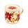 Conjunto de caneca e tampa com base Natal Botánico