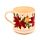 Conjunto de caneca e tampa com base Natal Botánico