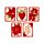 Cartas de jogo Natal Botánico