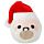 Brinquedo de pelúcia espremível Queasy Squeezies Amigos de Natal