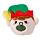 Brinquedo de pelúcia espremível Queasy Squeezies Amigos de Natal