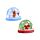 Globo de neve medio - Jingle Bunch Natal