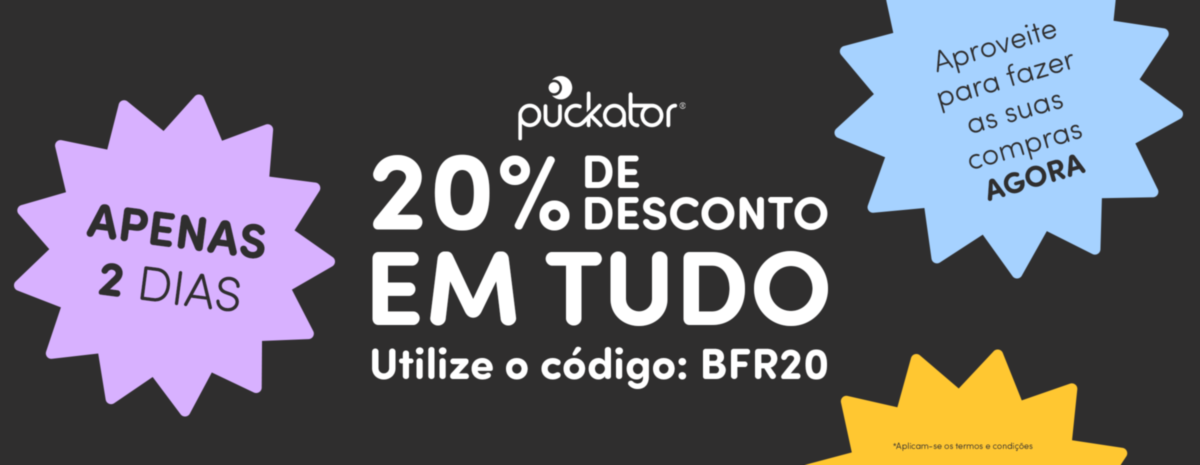 20% desconto em tudo o catálogo