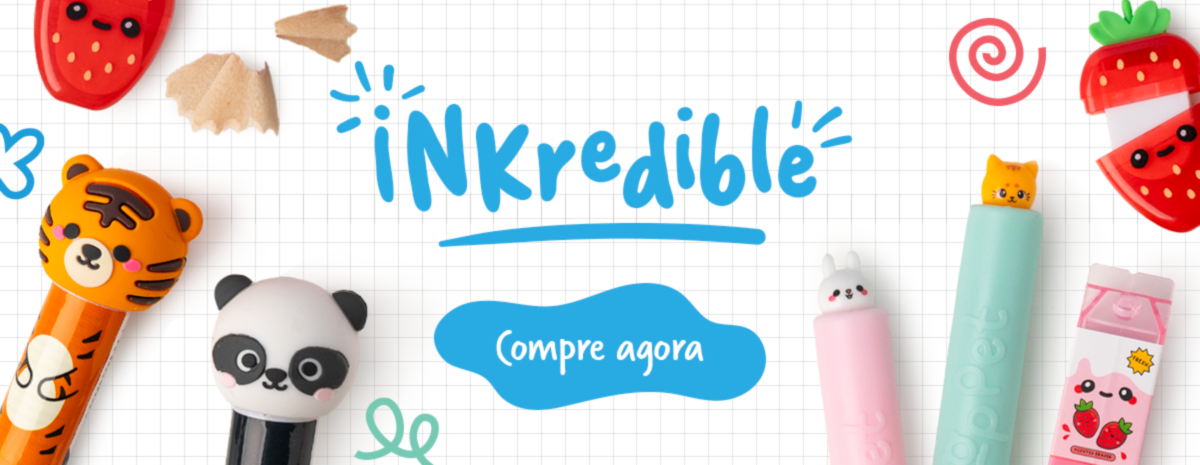 Artigos novos de papelaria