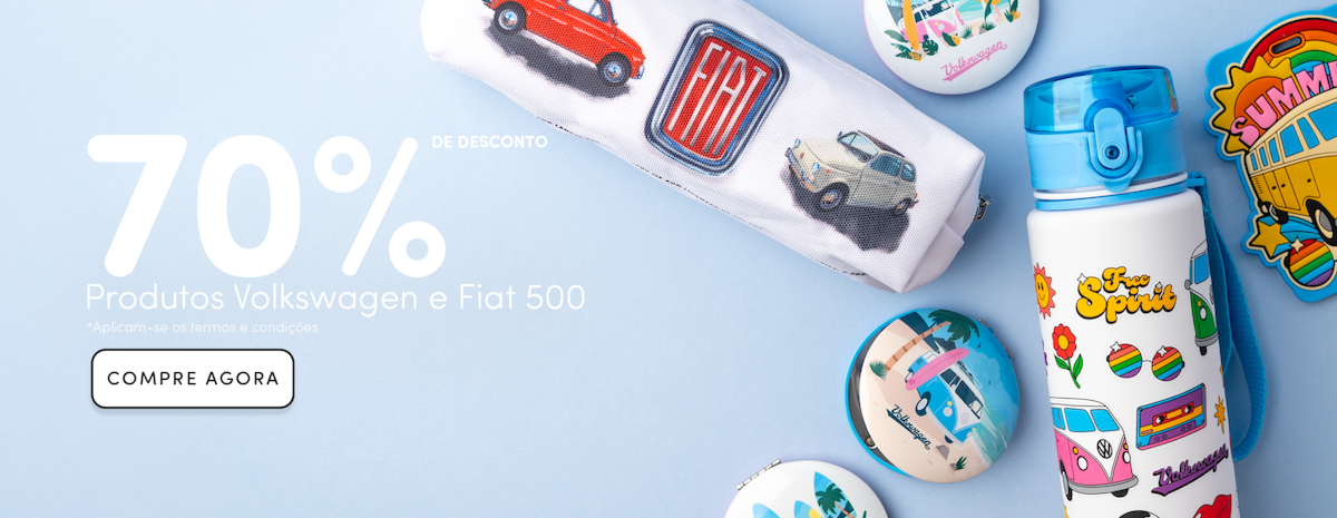 Fiat 500 e VW Artigos em Promoção