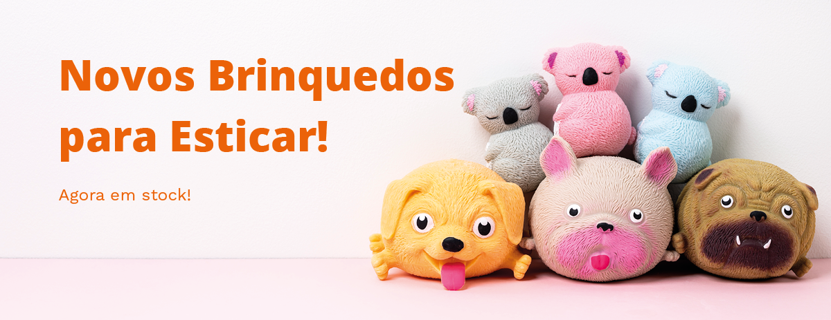 Brinquedos de esticar e espremer