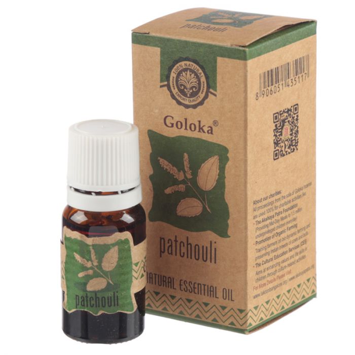 Óleo Essencial Natural Goloka 10 ml - Patchouli